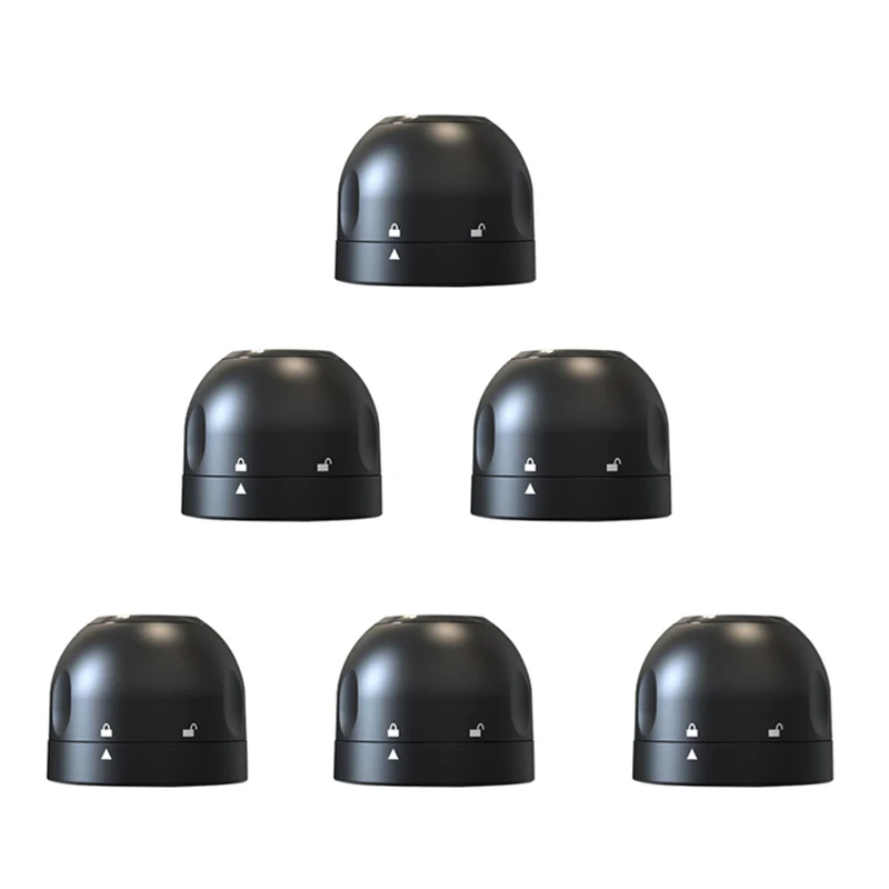 

6 шт вакуумных красное вино бутылок Кепки фиксаторы уход за кожей лица маска с силиконовым уплотнением затычка для бутылок с шампанским вак...