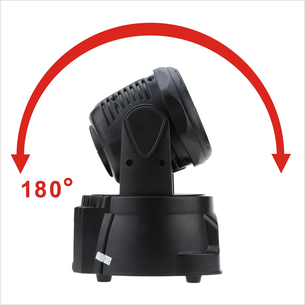 Диско светильник звук вечерние s диско шар DMX 512 Подвижная головка 4 в 1 RGBW