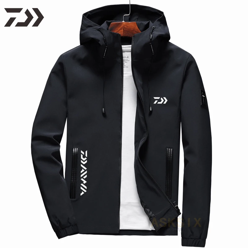 

Spring Autumn Fishing Clothes Daiwa Thin Waterproof Windproof Fishing Jacket Hoodie Breathable Quick Dry Outdoor Wear Gamakatsu