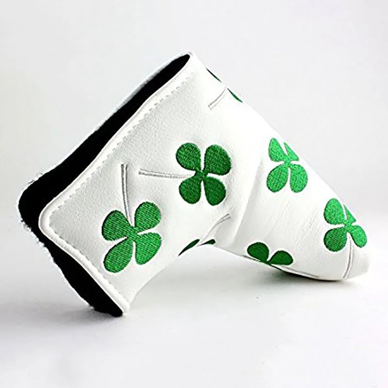 Golf Putter Head Cover Headcover For Odyssey Scotty Cameron Ping Blade New embroidered four-leaf clover Club Heads | Спорт и