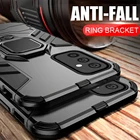 Чехол для Samsung Galaxy M52 5G, металлический автомобильный держатель с магнитным кольцом, противоударный защитный чехол Sumsung M52 M 52 SamsungM52, защитные чехлы