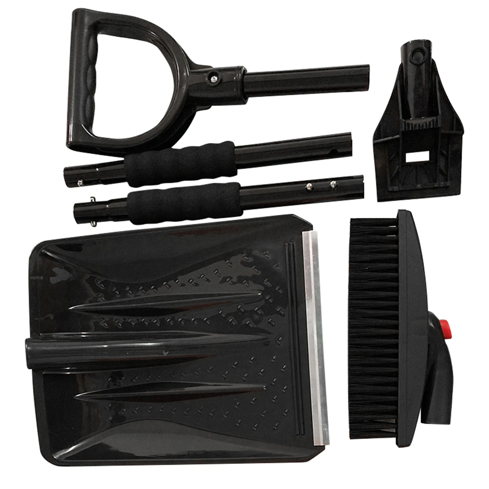 

3 In 1 Camping Cleaning Tools Ice Scraper For Car Snow Shovel Kit Emergency Brush Outdoor Activities Truck Winter Collapsible