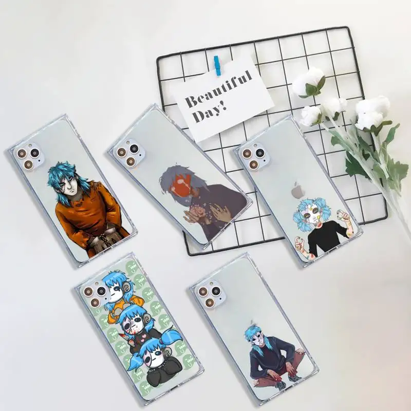 

Sally Face Phone Case Transparent for iPhone 7 8 11 12 se 2020 mini pro X XS XR MAX Plus