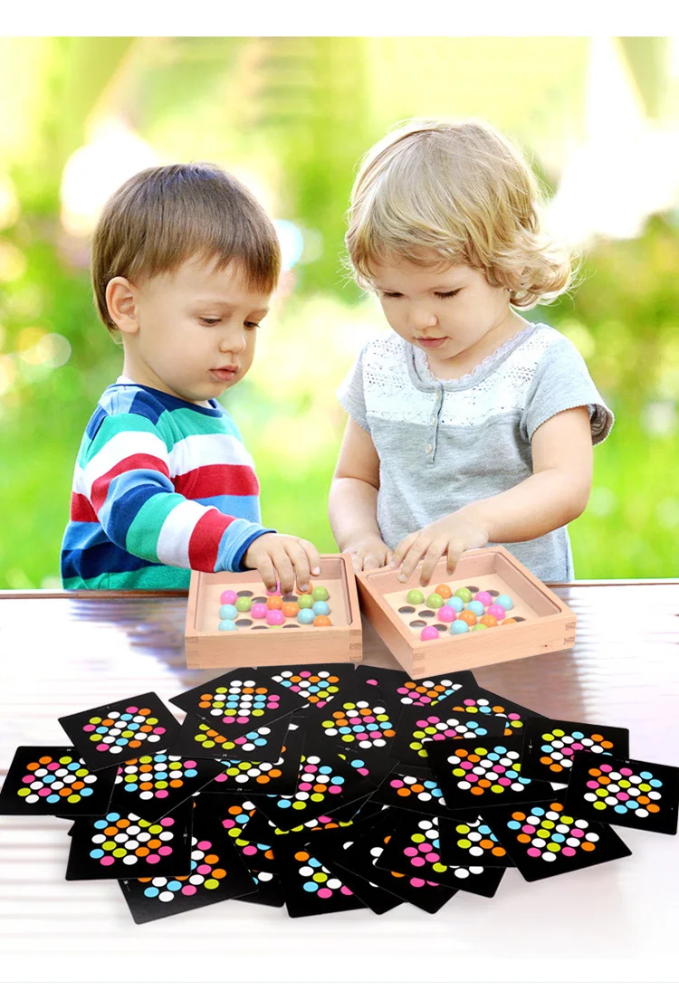 Детская деревянная игрушка палец игра Фокусировка на тренировочных игрушках родитель-ребенок Вечерние игры дети раннего обучения классические образовательные игрушки подарки