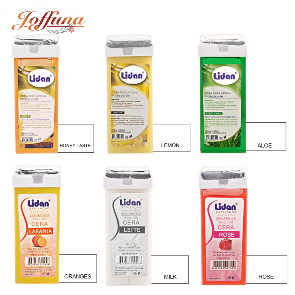 

Professional hair removal wax cartridge heater, 1 Tibia Roll-on, 100ml wax cartridges, 100 hair removal bands