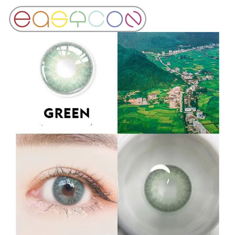 

EASYCON Holland primary color Contact Lens for cosplay Cosmetic Contacts Lenses Eye Colored Contact 2pcs/pair Degree optional