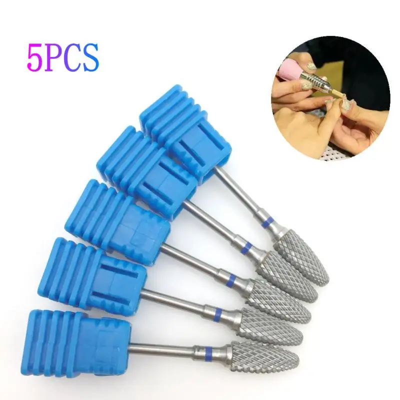 5 шт. карбидные насадки для маникюра 3/32 дюйма|Жидкость снятия лака| |