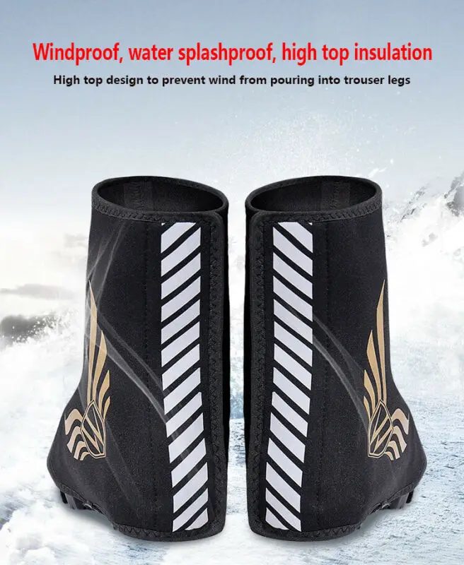 

Cycling Shoe Covers Waterproof Windproof Outdoor Bicycle Overshoe Reflectively