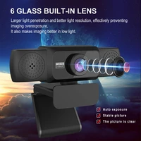 1080p hd webcam streaming computer camera for computer video calling conferencing 360%c2%b0 rotatable fku66