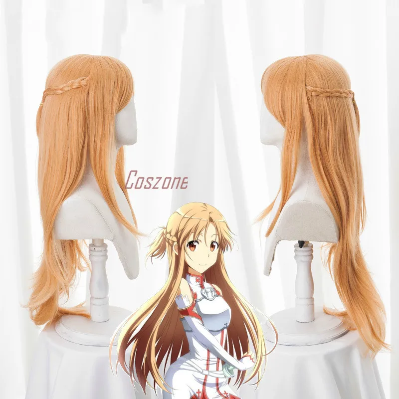 Длинные термостойкие синтетические парики из м/ф Искусство меча 90 см |