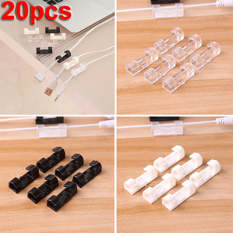 

Self Stick Wire Cable Cord Clips Clamp For Home Network Data Telephone Line Winder Wire Management Tools Table Wire Tidy Holder