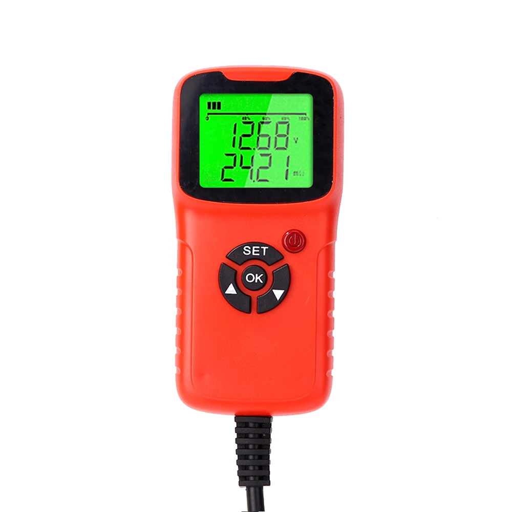 

Car Battery Charger Tester Analyzer 12V 100-2000CCA Battery Voltage Test Charge Circuit Charge Tester Automatic Diagnosis