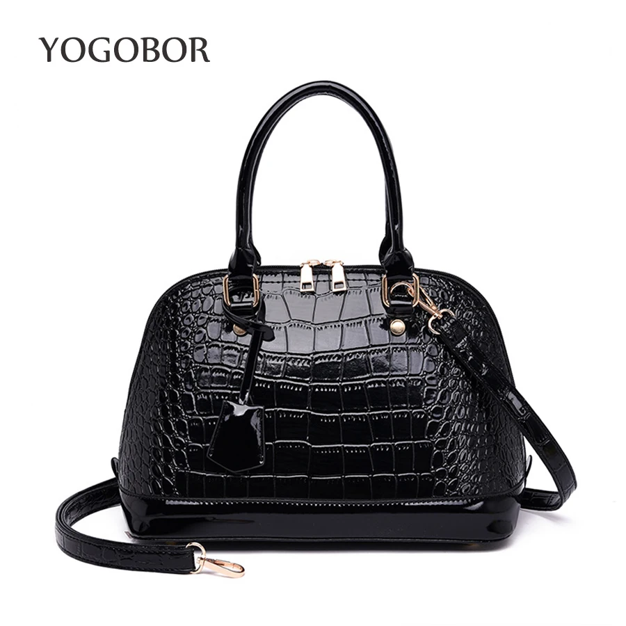 Модная крокодиловая сумка женская дизайнерская высокого качества из