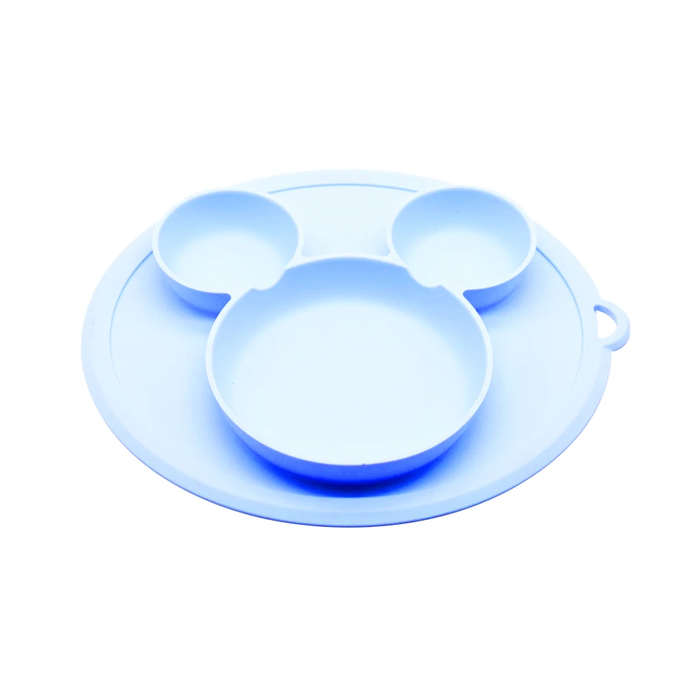 Детская силиконовая тарелка стандартная чаша Детские Силиконовые блюда детская