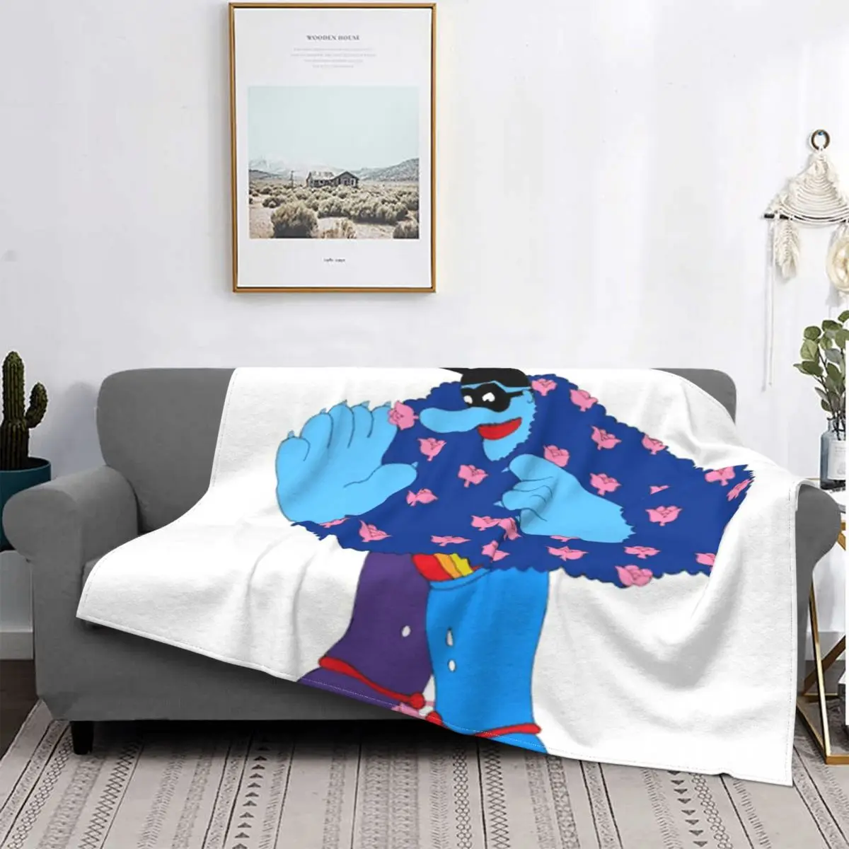 

Meanie-colcha a cuadros para cama, manta Blue с капюшоном, colcha de verano