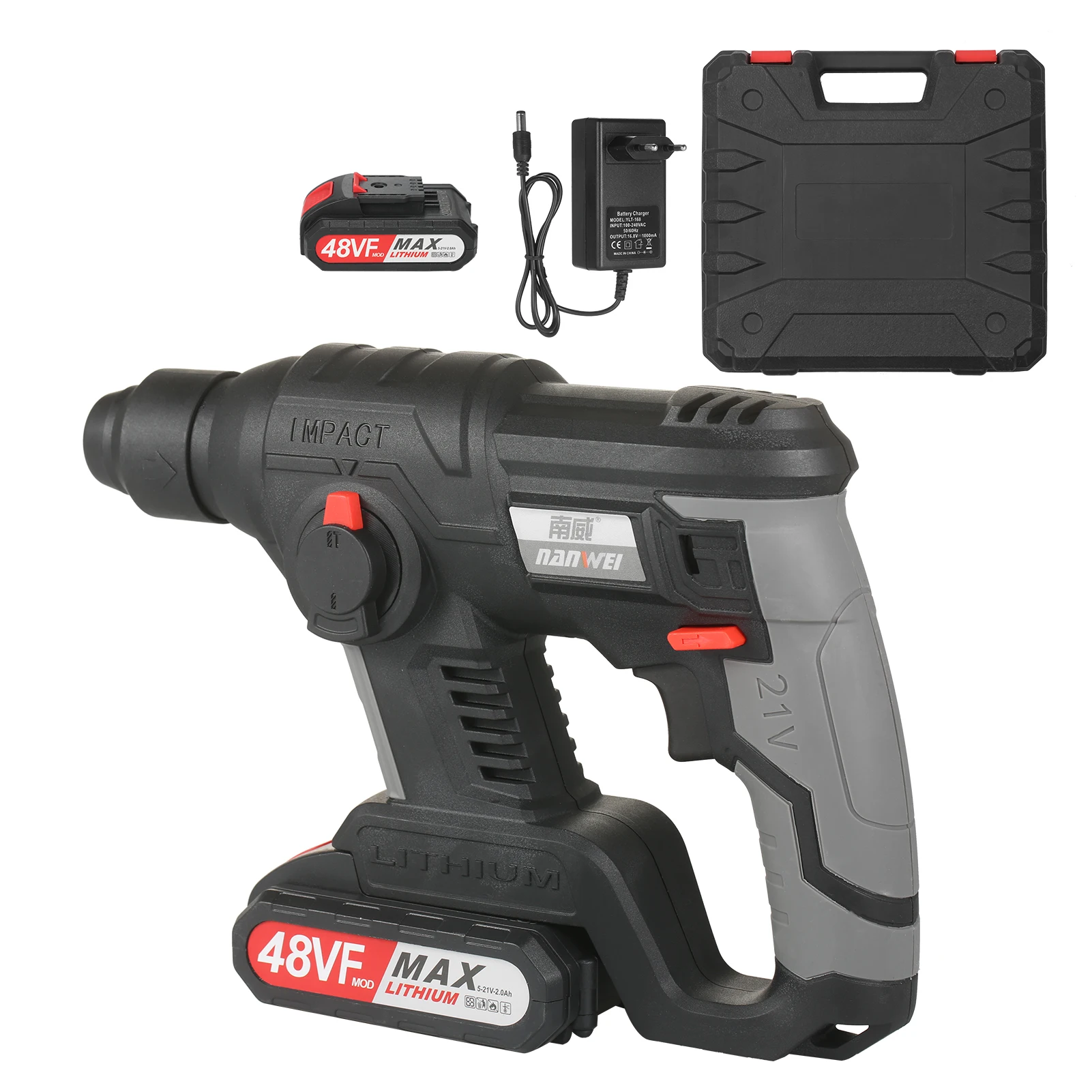 

Шуруповерт аккумуляторный, 21 в, с литиевым аккумулятором