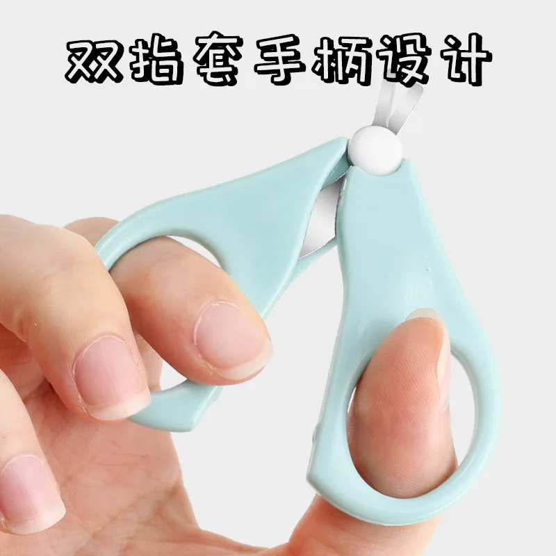 Corta&uacute;&ntilde;as de boca corta para beb&eacute;, un solo paquete, corta&uacute;&ntilde;as para ni&ntilde;o, tijeras de u&ntilde;as y pedicura-4