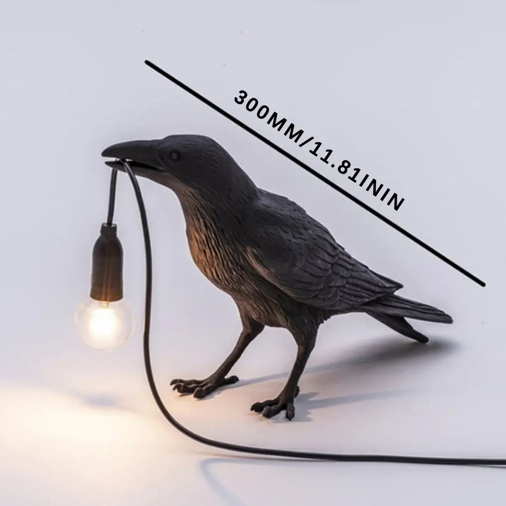 

Auspicious Bird Shaped Table Lamp Home Decorative LED Lighting Personality Creative Bedroom Table Lamp