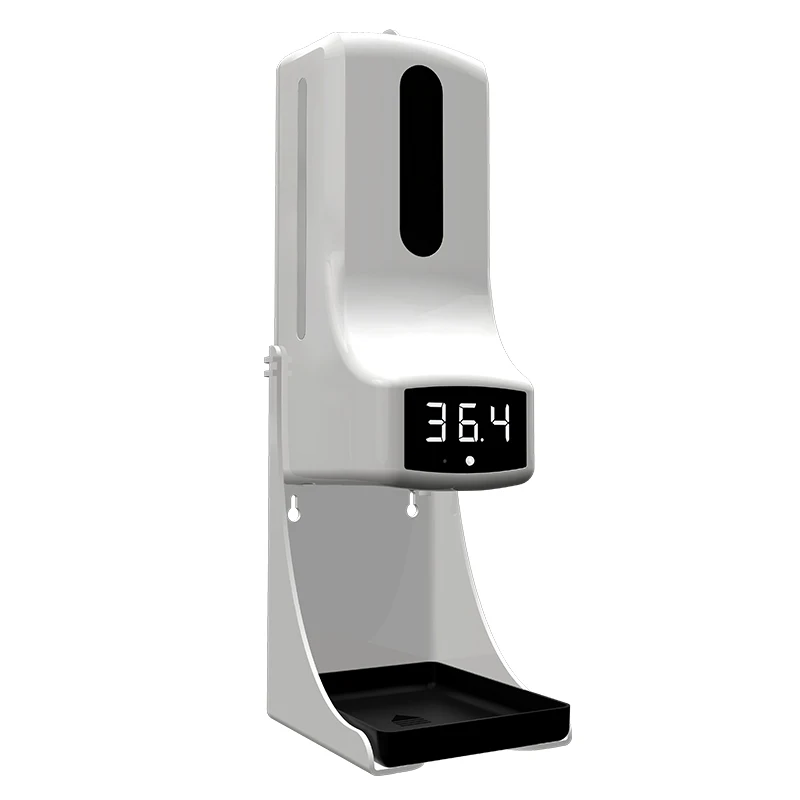 

2020 Hot 1000Ml K9 Pro Wall-Mounted Thermometer with Soap Dispenser,with Alarm,for Use in Offices,Schools and Communities