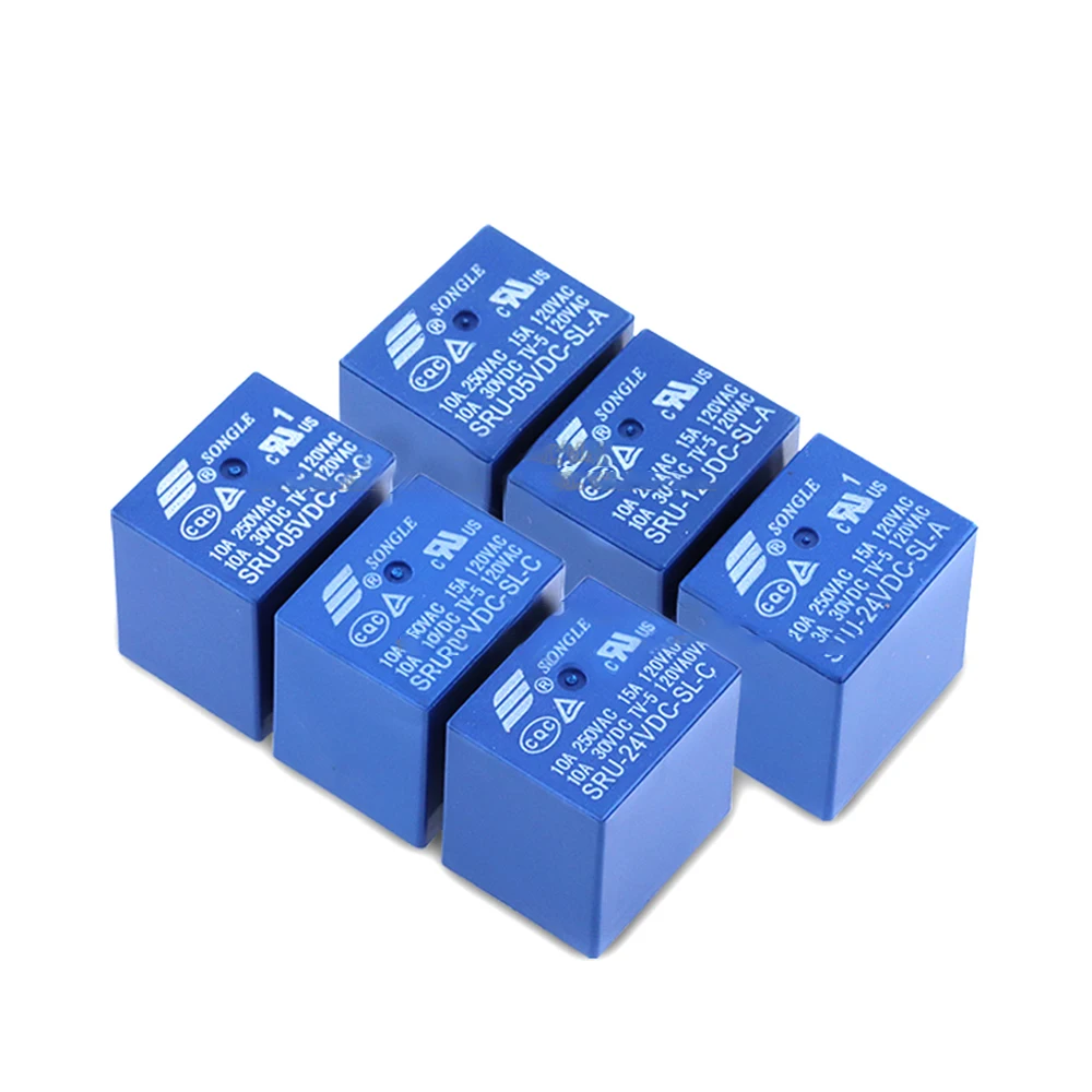 

100pcs Relay DIP4 SRU-05VDC-SL-A SRU-12VDC-SL-A SRU-24VDC-SL-A 15A