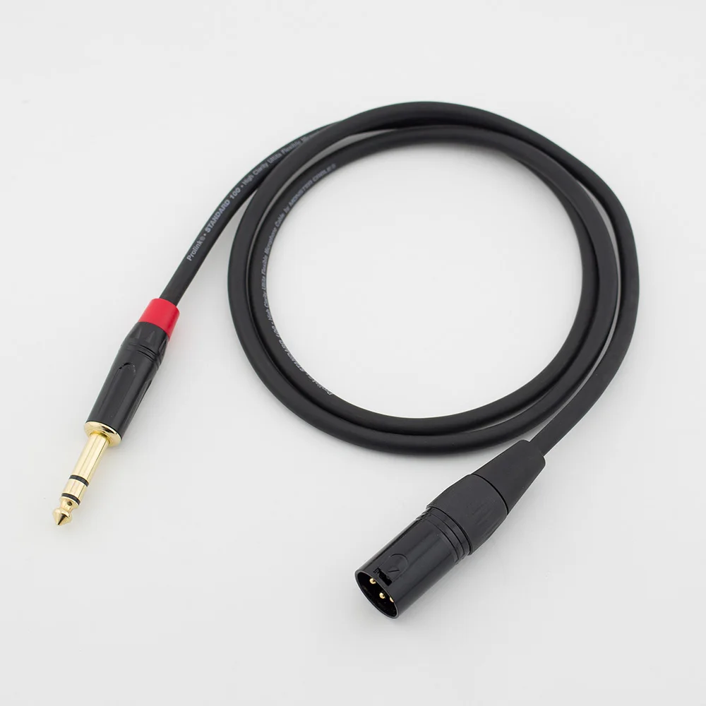 

hifi 6.35 mm 1/4 Inch TRS Male to XLR Male Audio Stereo Mic Cable - 6.5 mm 1/4 Inch Male to XLR Male Balanced Speaker Mic Cable