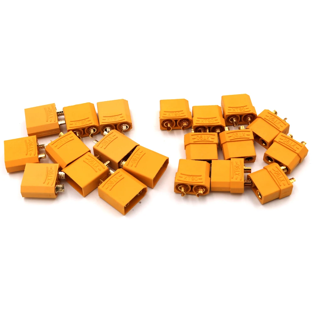 10 pairs / Lot XT 90 A Max Quadcopter Multicopter Connectors Bullet Plug RC Lipo Battery xt-90 XT90U For | Обустройство дома