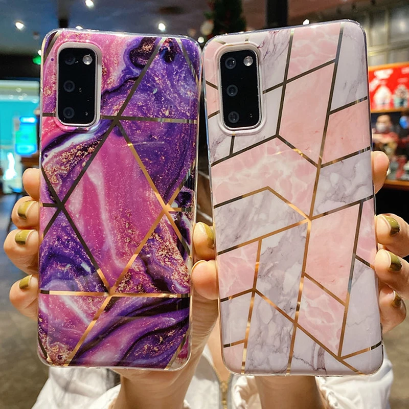 

Marble Phone Case For Samsung Galaxy A52 A72 A42 A32 A12 A51 A71 A50 A70 A22 A30 A20 A10 A21S A31 A41 M51 M31S A02S Back Cover