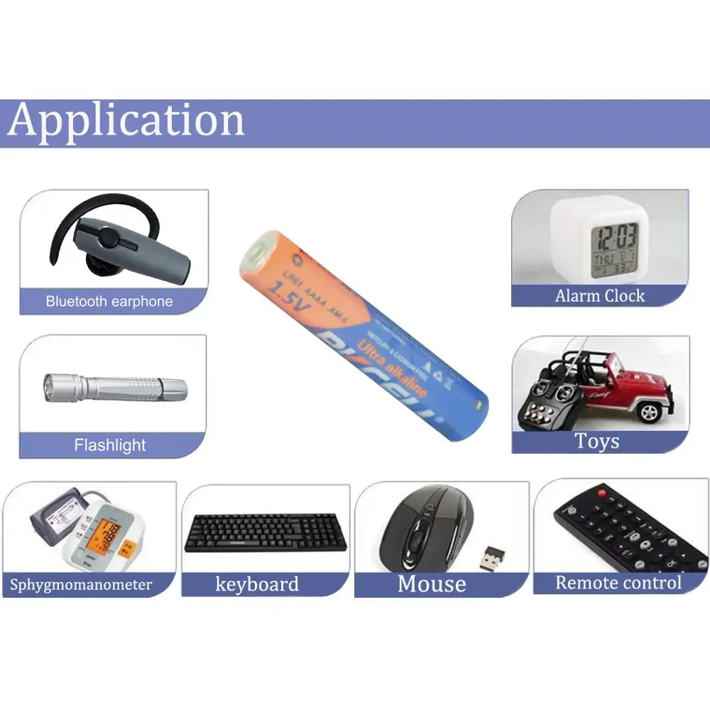 Аккумуляторы щелочные PKCELL AAAA LR61 AM6 1 5 в 36 шт. батареи E96 LR8D425 MN2500 MX2500 4A для Bluetooth