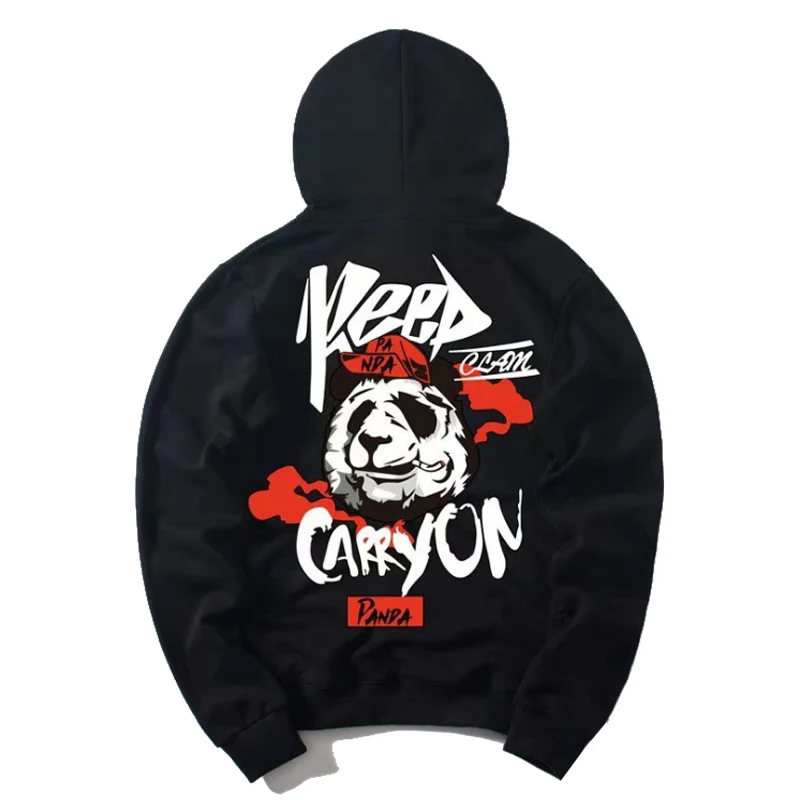 

Harajuku Oversized Hoodie Men Pullover Tops Cartoon Panda anime Sweatshirts Hip Hop Punk Streetwear Couples Loose Hoodies M-8XL