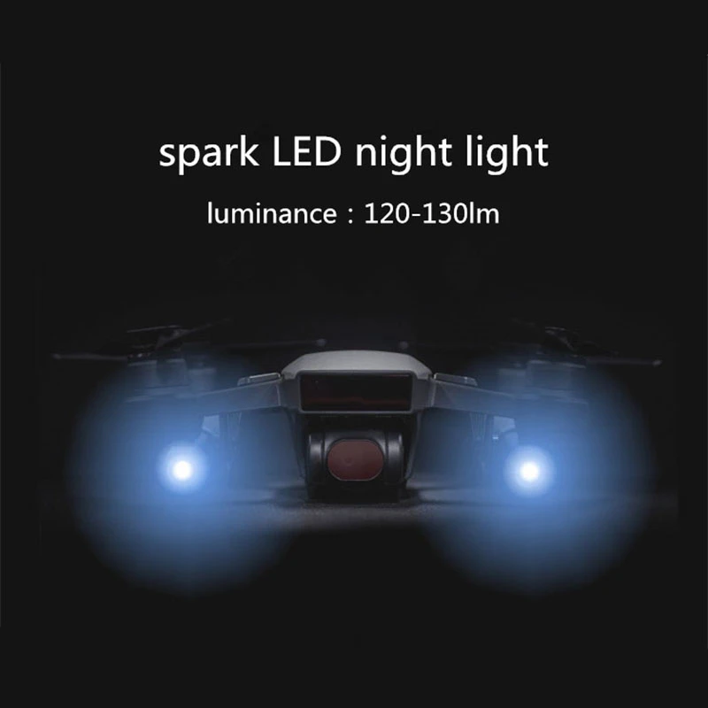 DJI Spark светодиодный ночной Фонарик свет портрет Дополнительная