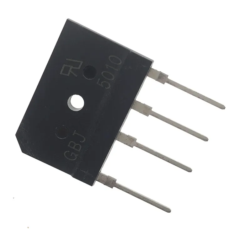 10 шт. GBJ5010 = KBJ5010 RBV5010 ZIP 4 50A 1000 в мост питания выпрямитель Бесплатная