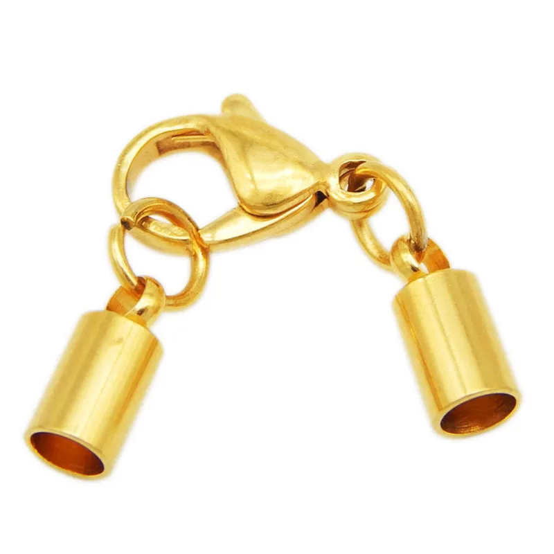 Аксессуары для ювелирных изделий застежка Лобстер из нержавеющей стали