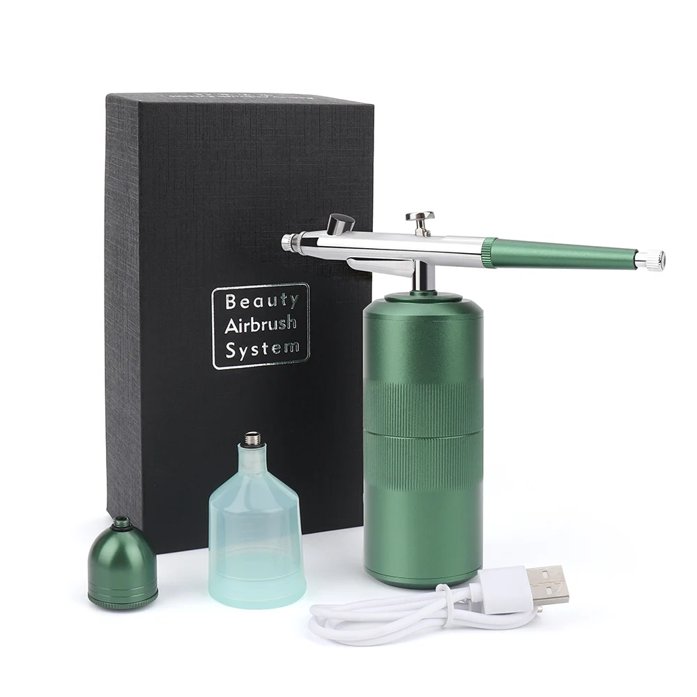 

Multi-Purpose Cordless Mini Airbrush Set Spray Pump Air Compressor Portable Water Oxygen Injector Set Art Painting Spray Model