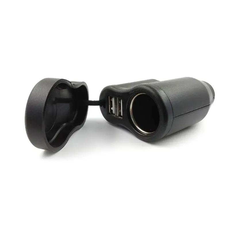 

Dual USB Charger DIN Cigarette Lighter Socket For BMW Triumph Hella Motorcycle