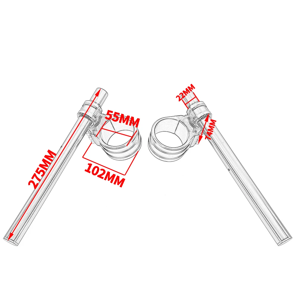 Регулируемые рули для мотоциклов BMW R NINE T гонки с ЧПУ зажим на руль вилки Ons 2014-2020