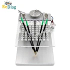 Самые популярные товары, Нержавеющаясталь светодиодный рамка фонового режима отладки с полным набором адаптеров для Fgtech BDM100 программист инструмент