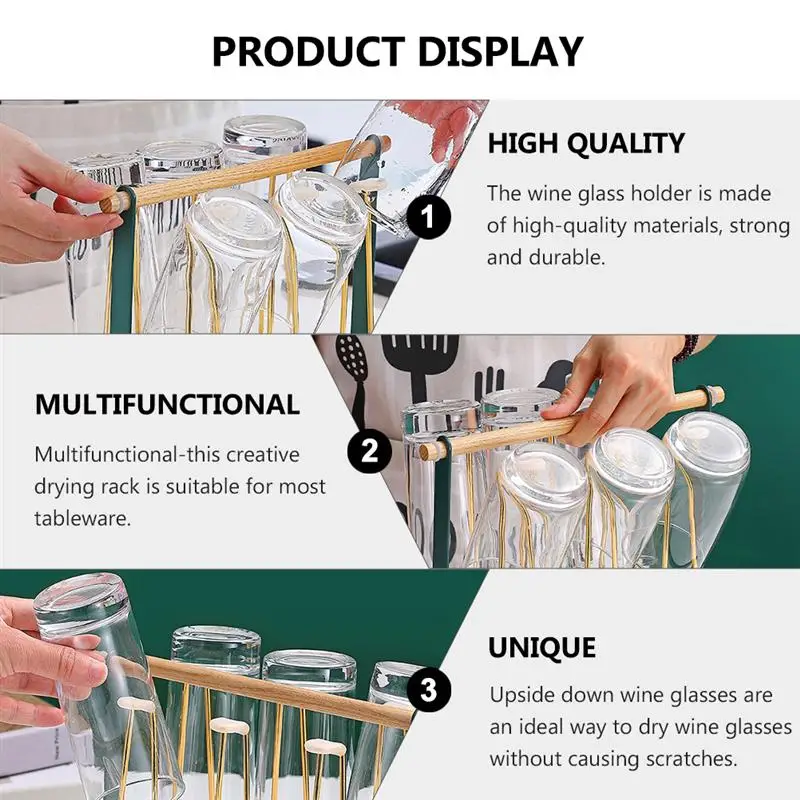 1Pc Durable Exquisite Portable Creative Useful Cup Drying Rack Draining | Дом и сад