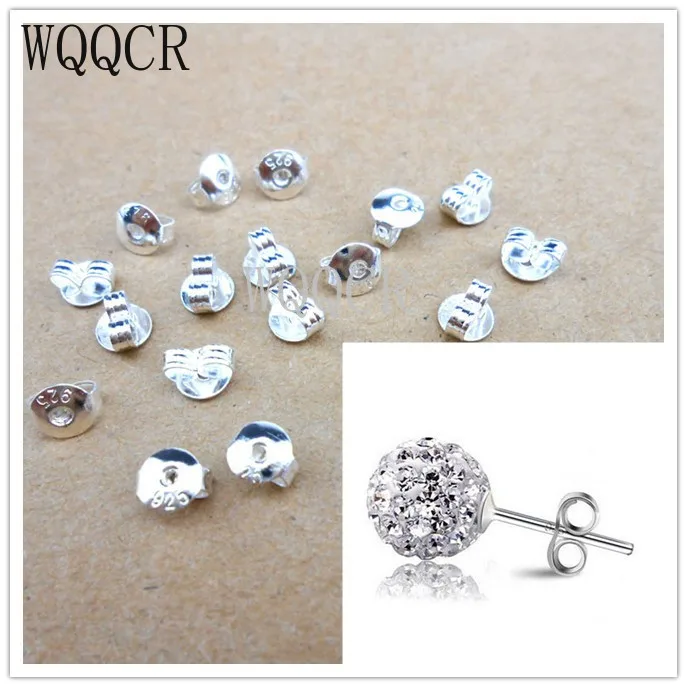 Крупными партиями 50 шт. Подлинная тонкая фурнитура colorJewelry из серебра 925 пробы