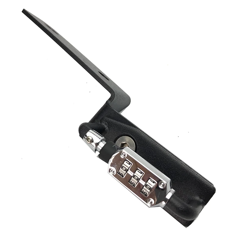 Замок для мотоциклетного шлема крючок крепления паролем черная боковая защита