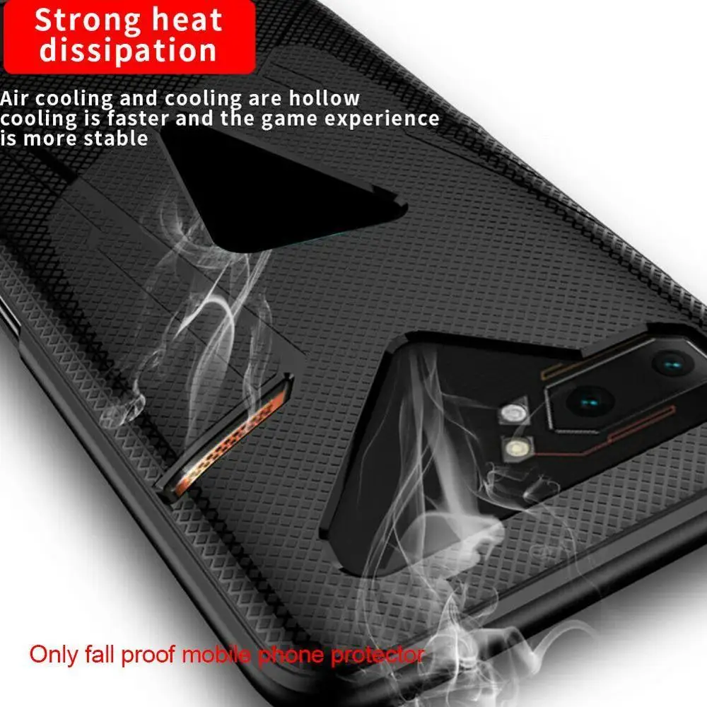 for Asus ROG Phone 2 ZS660KL ROG2 Case Anti-fingerprint Shockproof Soft Cover Breathable For II Heat Back Fu A5S1 |