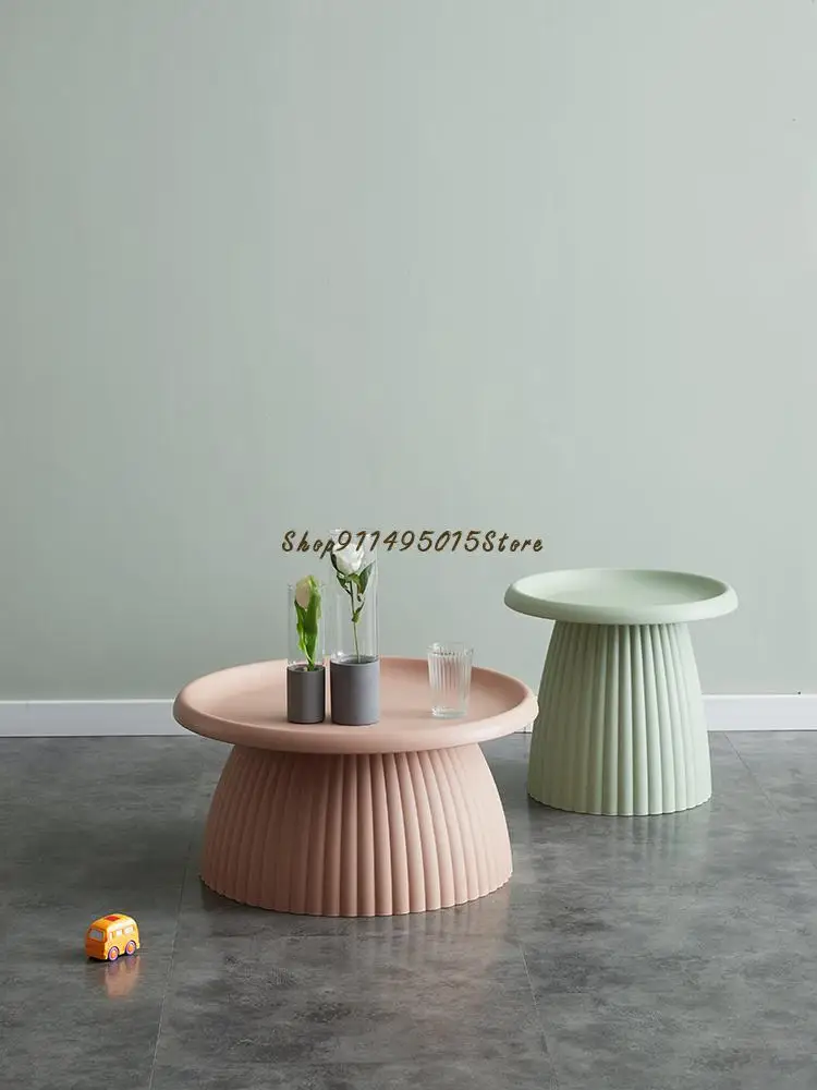 Круглый журнальный столик современный минималистичный Диванный боковой с