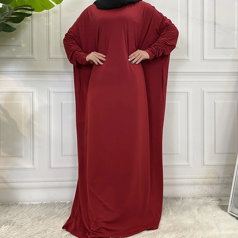 

Dubai New Design Muslim Sport Wear Simple Style Malaysia Kebaya Fashion Turkey Abaya Elegant Long Sleeves Islamic Clothing