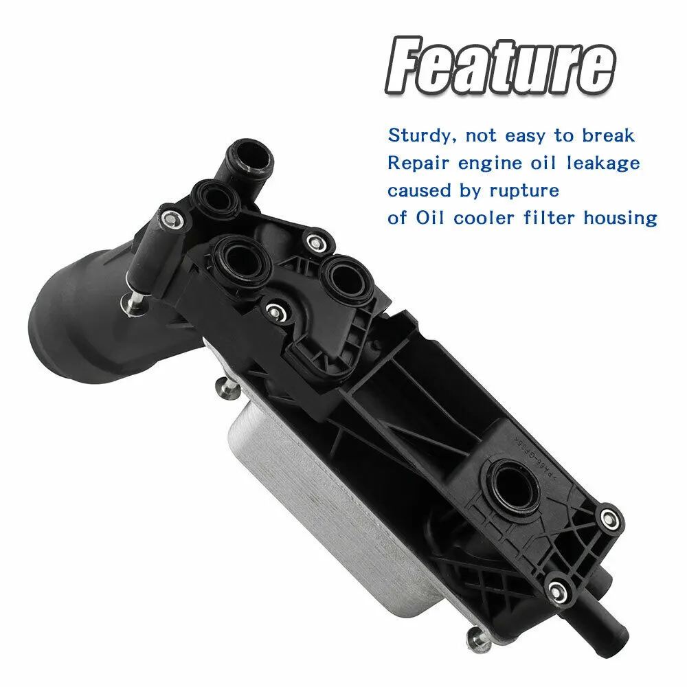 

Vehemo Oil Filter Housing New Engine Adapter 5184294AC 5184294AE for Jeep Dodge