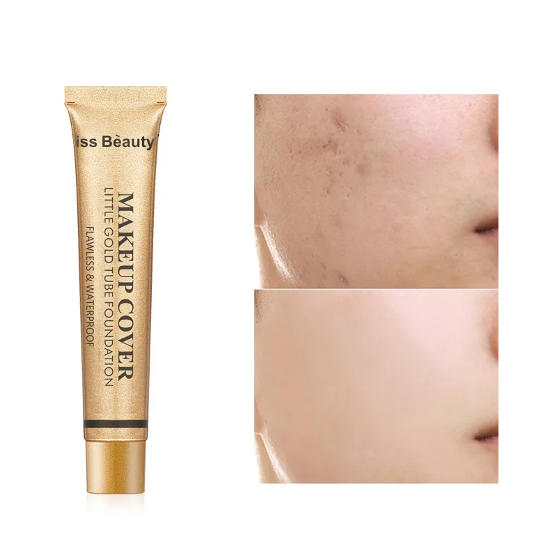 30 мл маленькие золотые трубки тональный крем основа под макияж Жидкий