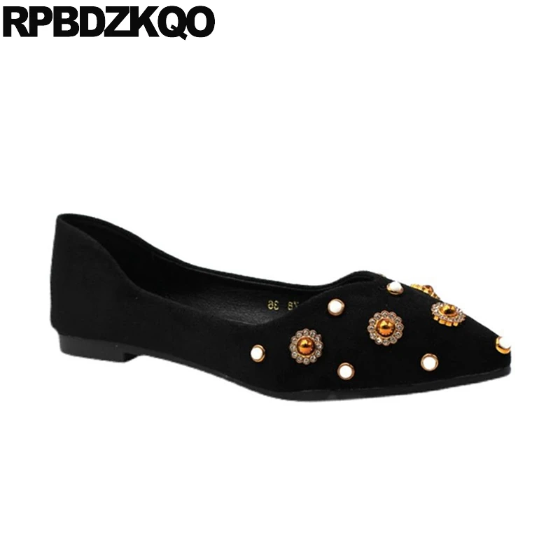 металл большой размер плоские Остроконечные шпилька жемчужный заклепка замша