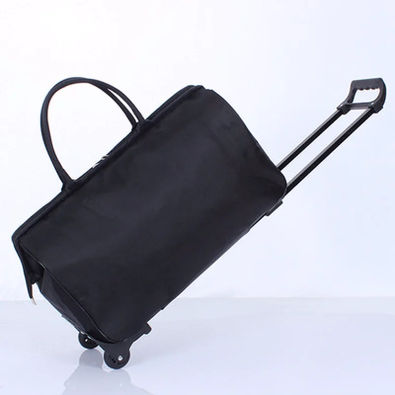 Male Travel Luggage Bag Handbag Bag Large-capacity Boarding Box Bag Trolley Portable Men Pull Rod Fashion Wheels Overnight Bags