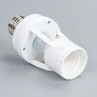 Умный держатель для светодиодной лампы E27 с инфракрасным датчиком движения, 110-240 В, 60 Вт