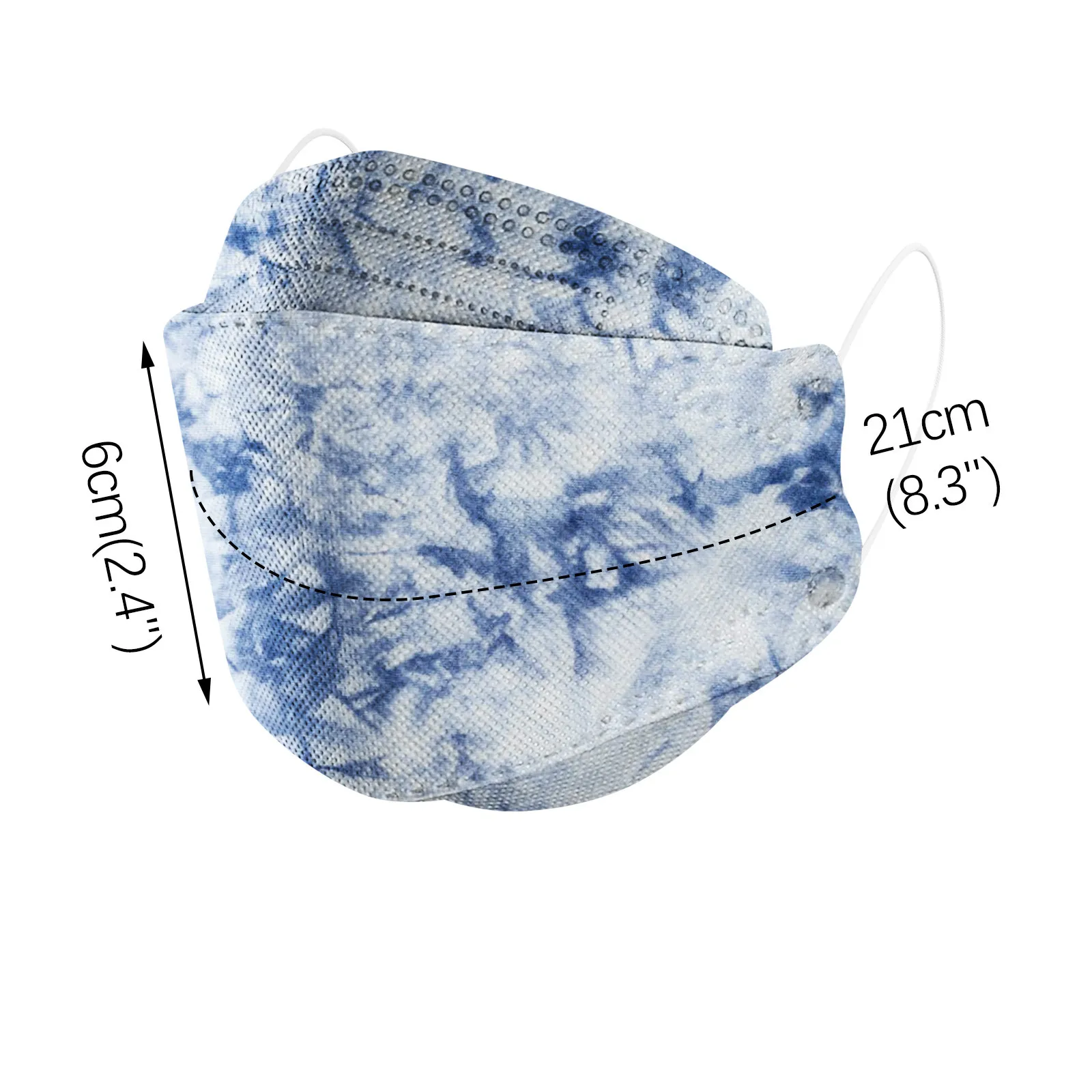 

Headband masque mascarillas Adult Outdoor Mask Droplet And Haze Prevention Fish Non Woven Face Mask 50PCS Masque #