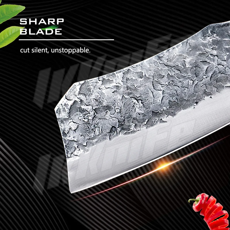 Традиционный нож кованый ручной работы кухонный шеф-повар из нержавеющей стали 7