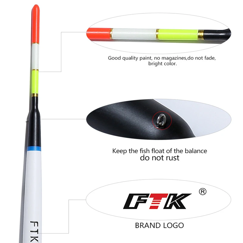 5 шт./упак. 1/2/3 г Баргузинский поплавок для ловли пихты длина 17 см-20 см вертикальный